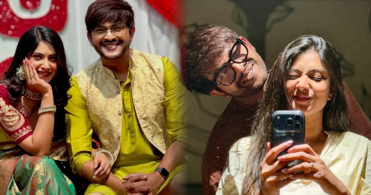 Sourav Chakraborty, Suvosmita Mukherjee, Bengali New Year, Bengali Culture, New Beginnings, Relationship Announcement, Bengali Actors, Sourav and Suvosmita, Sourav Suvosmita Chemistry, সৌরভ চক্রবর্তী, শুভস্মিতা মুখোপাধ্যায়, বাংলা নববর্ষ, বাঙালি সংস্কৃতি, সম্পর্কের ঘোষণা, সৌরভ শুভস্মিতা, বাংলা অভিনেতা, সৌরভ শুভস্মিতা কেমিস্ট্রি, নববর্ষ বার্তা