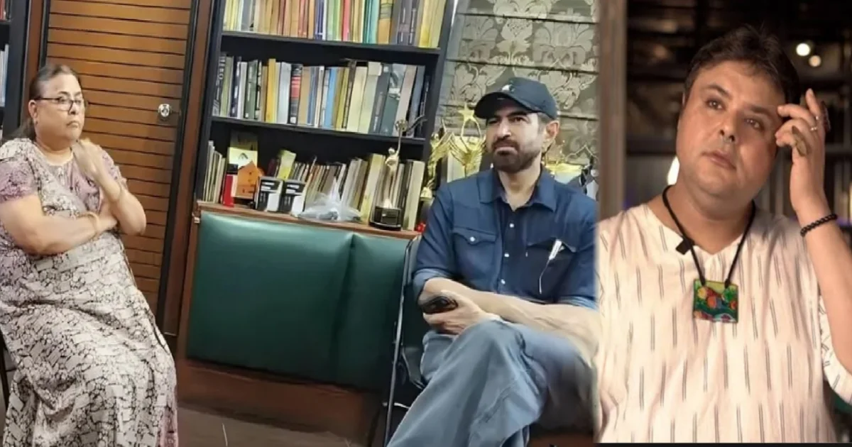 Jeet, Rahul Arunoday Banerjee, Sujoy Prasad Chatterjee, Kolkata, Tollywood, Celebrity Controversy, Photoshoot, Grief, Social Media, PR stunt, Reels, Social Media Backlash, জিৎ, রাহুল অরুণোদয় বন্দ্যোপাধ্যায়, সুজয় প্রসাদ চট্টোপাধ্যায়, কলকাতা, টলিউড বিতর্ক, শোকের মুহূর্ত, রিলস, প্রচার, সামাজিক মাধ্যমে সমালোচনা