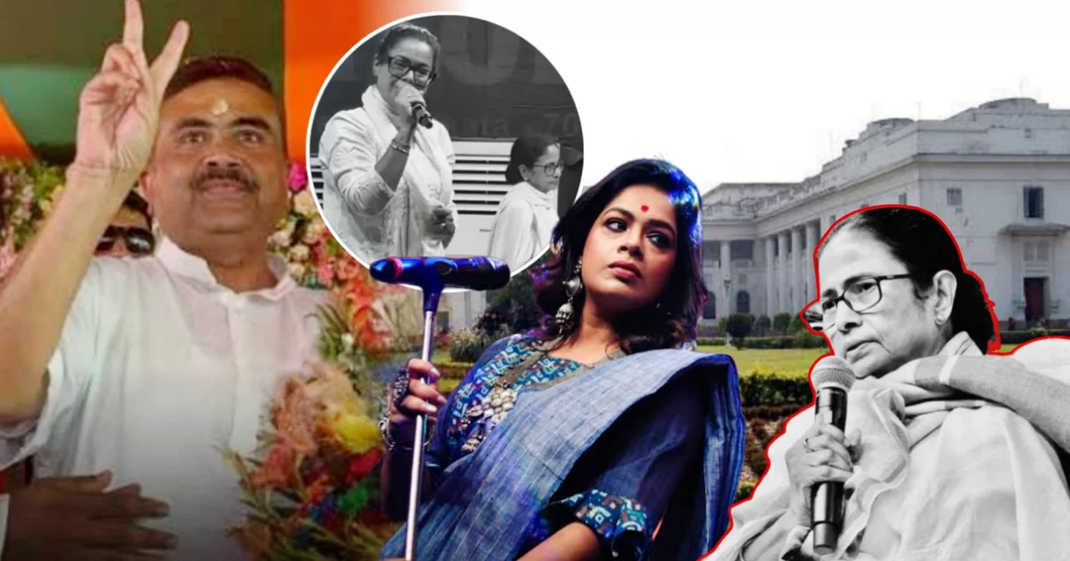 Iman Chakraborty, Bengali Singer, Rabindra Sangeet, Bengal new government, Brigade oath ceremony, BJP oath ceremony, TMC, BJP government, Narendra Modi Kolkata visit, Amit Shah, Mamata Banerjee, Bengal politics, west bengal election 2026, cultural event, Controversy, Tollywood, Entertainment, ইমন চক্রবর্তী, বাঙালি গায়িকা, রবীন্দ্রসঙ্গীত, পশ্চিমবঙ্গ সরকার, ব্রিগেড শপথ গ্রহণ অনুষ্ঠান, বিজেপি সরকার, নরেন্দ্র মোদি, অমিত শাহ, মমতা বন্দ্যোপাধ্যায়, বাংলার রাজনীতি, সাংস্কৃতিক অনুষ্ঠান, তৃণমূল কংগ্রেস, বিতর্ক, বিধানসভা নির্বাচন ২০২৬, টলিউড, বিনোদন সংবাদ