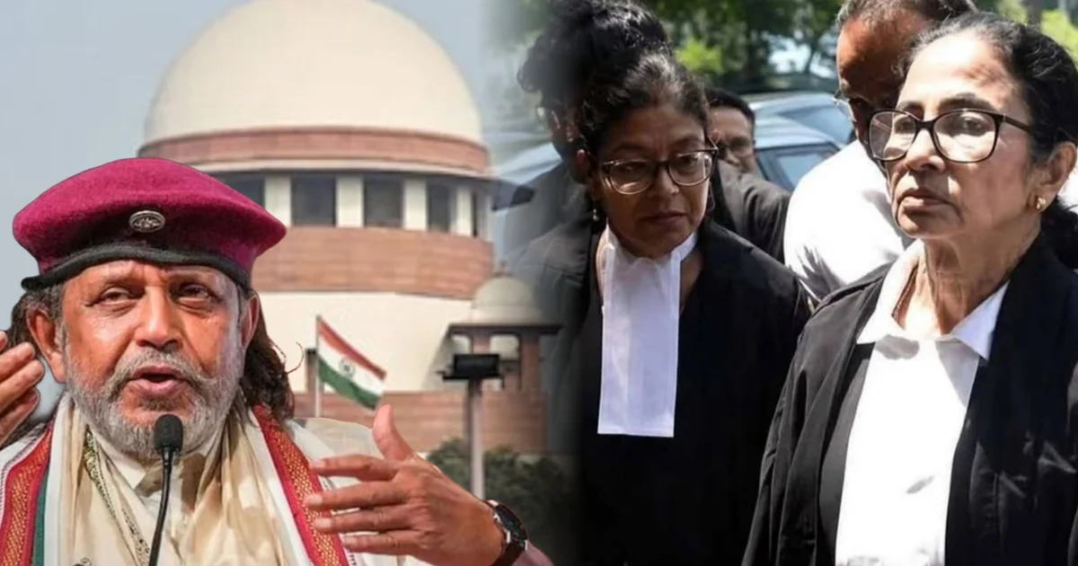 "সব সাফ করে দেওয়া হয়েছে, আর কিচ্ছু করার নেই" আইনজীবীর পোশাকে আদালতে হাজির মমতা বন্দ্যোপাধ্যায়, পরিবর্তনের বাংলায় তৃণমূল সুপ্রিমোকে নিশা'না করে বি'স্ফোরক মিঠুন চক্রবর্তী! 1 Mithun Chakraborty, The Bengal Files, Mamata Banerjee, Tollywood Ban Culture, BJP Bengal, Namashi Chakraborty, Bengali Cinema, TMC, West Bengal Politics, Mithun Statement, Akhri Sawal, মিঠুন চক্রবর্তী, দ্য বেঙ্গল ফাইলস, মমতা বন্দ্যোপাধ্যায়, টলিউড ব্যান সংস্কৃতি, বিজেপি বাংলা, তৃণমূল কংগ্রেস, নমশী চক্রবর্তী, বাংলা সিনেমা, বাংলার রাজনীতি, মিঠুনের মন্তব্য, আখরি সাওয়াল