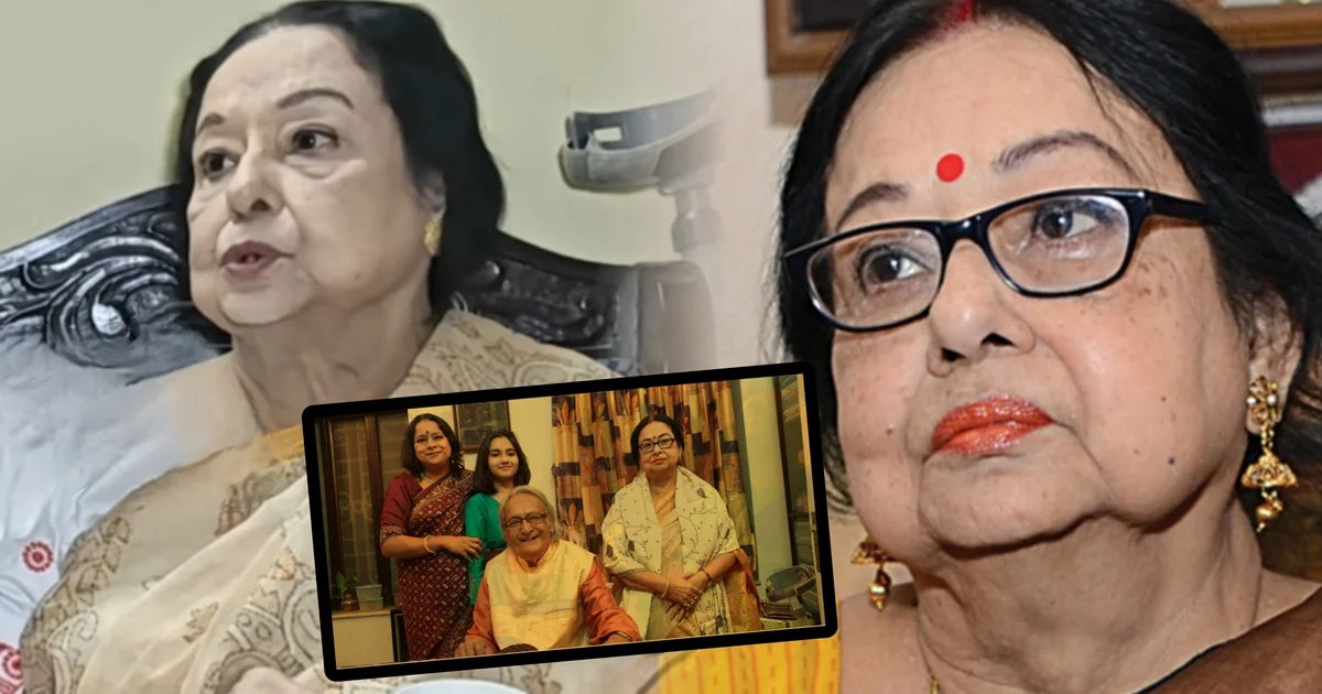 "আমার হাতে এত সময়ই নেই, সবসময় ব্যস্ত থাকি..." ৮৩ বছরেও থামতে নারাজ বর্ষীয়ান অভিনেত্রী! দুই মেয়ে ও জামাইদের অনুপ্রেরণায়, বার্ধক্যের প্রতিকূলতাকে হার মানিয়ে আবারও বড়পর্দায় ফিরছেন মাধবী মুখোপাধ্যায়! দেখা যাবে কোন ছবিতে? 1 Madhabi Mukherjee, Bengali Cinema, Tollywood, Madhabi Mukherjee Comeback, Veteran Actress, Entertainment, মাধবী মুখোপাধ্যায়, বাংলা সিনেমা, টলিউড, অভিনেত্রীর প্রত্যাবর্তন, বাংলা ছবি, বিনোদন সংবাদ, মা মেয়ের সম্পর্ক