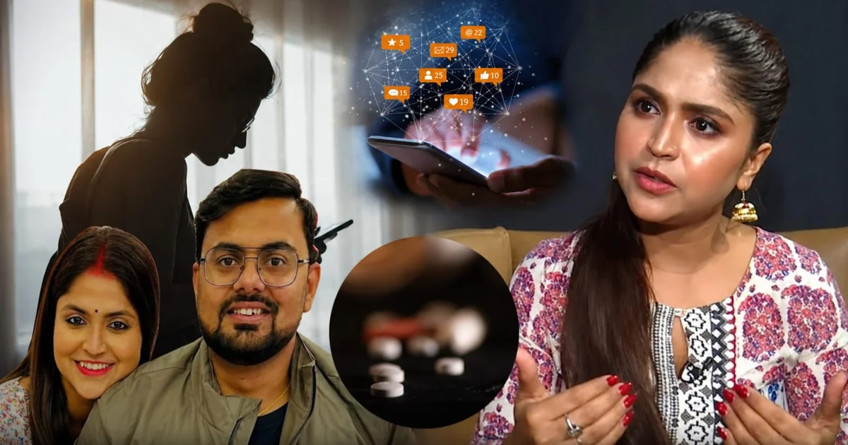 Debolina Nandy, Probah Nandy, Debolina Nandy Controversy, Bengali Singer, Marriage Controversy, Divorce, Suicide Attempt, Tollywood, Viral Video, Social Media Post, Entertainment, Debolina Prabaha Controversy, দেবলীনা নন্দী, প্রবাহ নন্দী, দেবলীনা নন্দী বিতর্ক, বাঙালি গায়িকা, দাম্পত্য কলহ, টলিউড, বিবাহ বিচ্ছেদ, আত্মহত্যার চেষ্টা, ভাইরাল ভিডিও, সামাজিক মাধ্যমে পোস্ট, বিনোদন সংবাদ, দেবলীনা প্রবাহ বিতর্ক