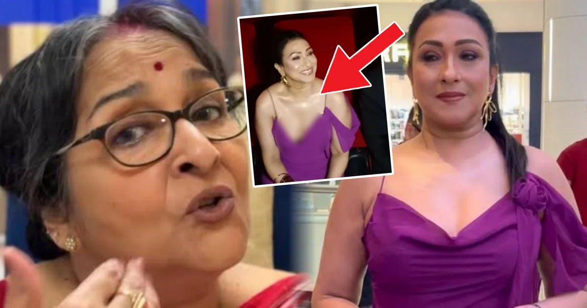 শাড়ির আঁচল সরে যাওয়াতে সাধারণ মেয়েদের তুলনা টেনেছিলেন 'ল্যাম্পপোস্টের তলায় দাঁড়ানো মহিলাদের' সঙ্গে, আর ঋতুপর্ণার পোশাক নিয়ে কটা'ক্ষবিদ্ধ হতেই 'বড় মনের মানুষ, ভালো মেয়ে'! মমতা শঙ্করের বদলে যাওয়া সুর ঘিরে নতুন বিতর্ক! 'কাছের মানুষ বলেই ট্রো'লের বিরুদ্ধে সরব' পদ্মশ্রী শিল্পীর দ্বিচারিতার অভিযোগ তুলছেন নেটিজেনরা! 1 Mamata Shankar Comment On Rituparna Sengupta Purple Gown Controversy Created Buzz