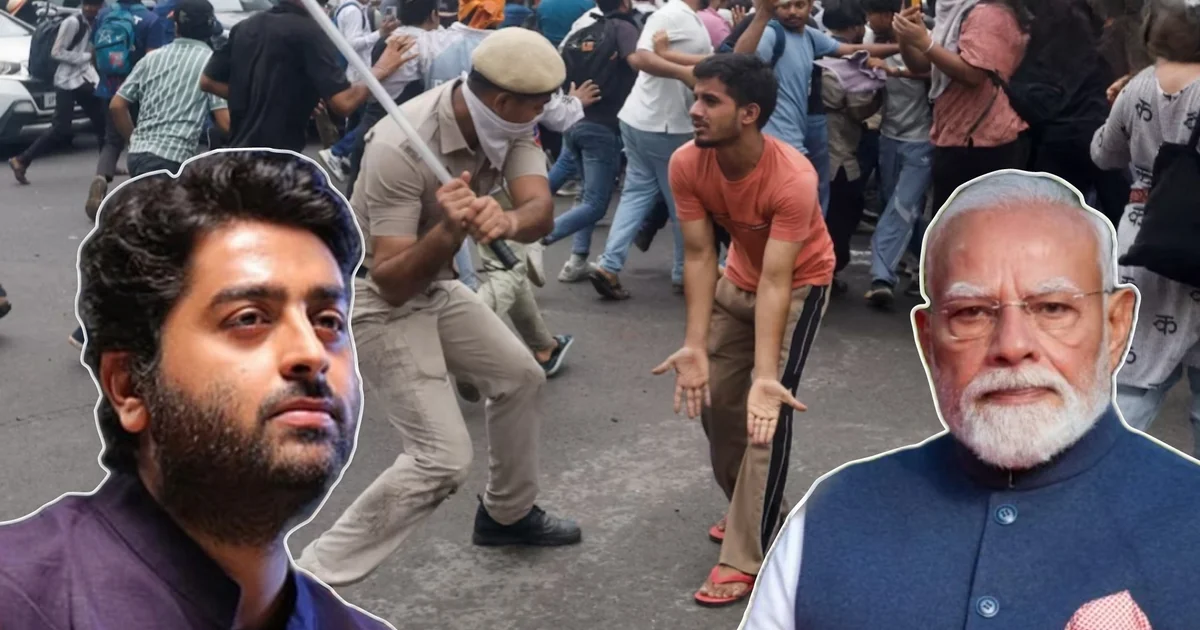 Arijit Singh, Delhi Protest, Student Protest, NEET UG, Delhi Police, Lathi Charge, CJP Protest, Arijit Singh Protest, Education Protest, অরিজিৎ সিং, দিল্লি ছাত্র বিক্ষোভ, নিট ইউজি, দিল্লি পুলিশ, লাঠিচার্জ, ছাত্র আন্দোলন, সিজেপি, শিক্ষা দুর্নীতি, অরিজিতের প্রতিবাদ