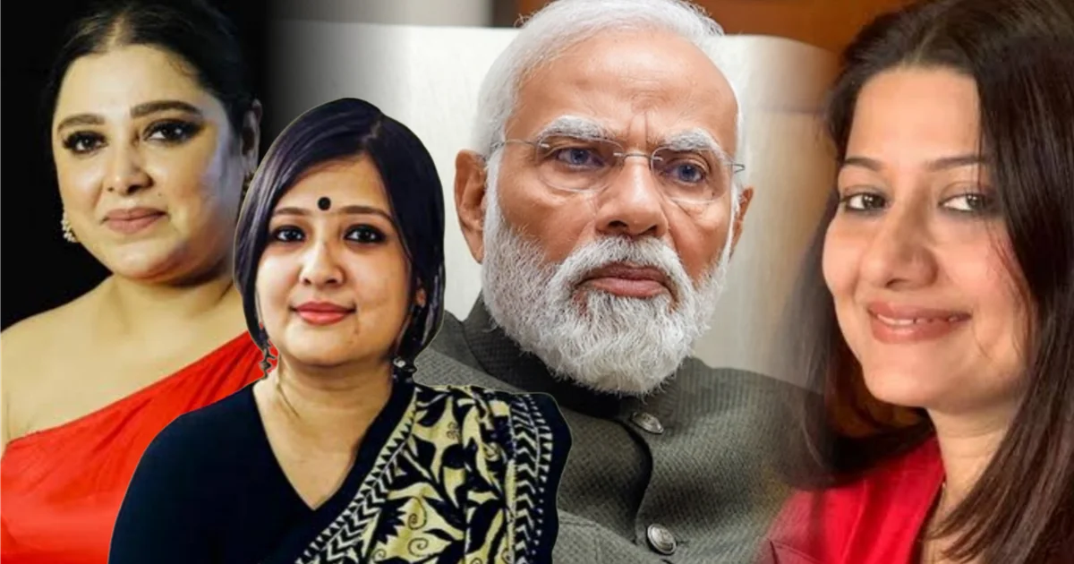 Mamata Banerjee, Narendra Modi, Mayna Banerjee, Debashree Ganguly, Piya Chakraborty, NEET Scam, Student Protest, Modi Resignation, Bangladesh Media, Political Controversy, Tollywood, Social Media Controversy, ময়না বন্দ্যোপাধ্যায়, দেবশ্রী গঙ্গোপাধ্যায়, পিয়া চক্রবর্তী, নরেন্দ্র মোদি, মোদির ইস্তফা, নিট কেলেঙ্কারি, ছাত্র আন্দোলন, বাংলাদেশি সংবাদমাধ্যম, রাজনৈতিক বিতর্ক, সমাজমাধ্যম বিতর্ক, টলিউড, রাজনৈতিক মতবিরোধ