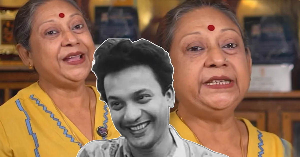 “ওনার পেছন পেছন ঘুরতেন, প্রশ্রয় দিতেন না তবুও জড়িয়ে ধরতেন…এমনকি ফেলে দেওয়া পানও কুড়িয়ে খেয়ে ফেলেছিলেন!” যে উত্তম কুমারকে ঘিরে এমনই ছিল বাঙালির উন্মাদনা, এক ঝলক দেখতে স্টুডিও ও স্টেজে উপচে পড়ত ভিড়! এবার সেই মহানায়কের কোন অনুরাগীর এমন চমকে দেওয়া কাণ্ড ফাঁস করলেন বর্ষীয়ান অভিনেত্রী রত্না ঘোষাল? 1 Uttam Kumar, Ratna Ghoshal, Uttam Kumar Fan, Bengali Cinema, Tollywood, Legendary Actor, Fan Craze, Viral, Bengali Film Industry, Entertainment, উত্তম কুমার, রত্না ঘোষাল, মহানায়ক, উত্তম কুমারের অনুরাগী, বাংলা সিনেমা, টলিউড, ভাইরাল, ভক্তদের উন্মাদনা, বিনোদন সংবাদ, কিংবদন্তি অভিনেতা