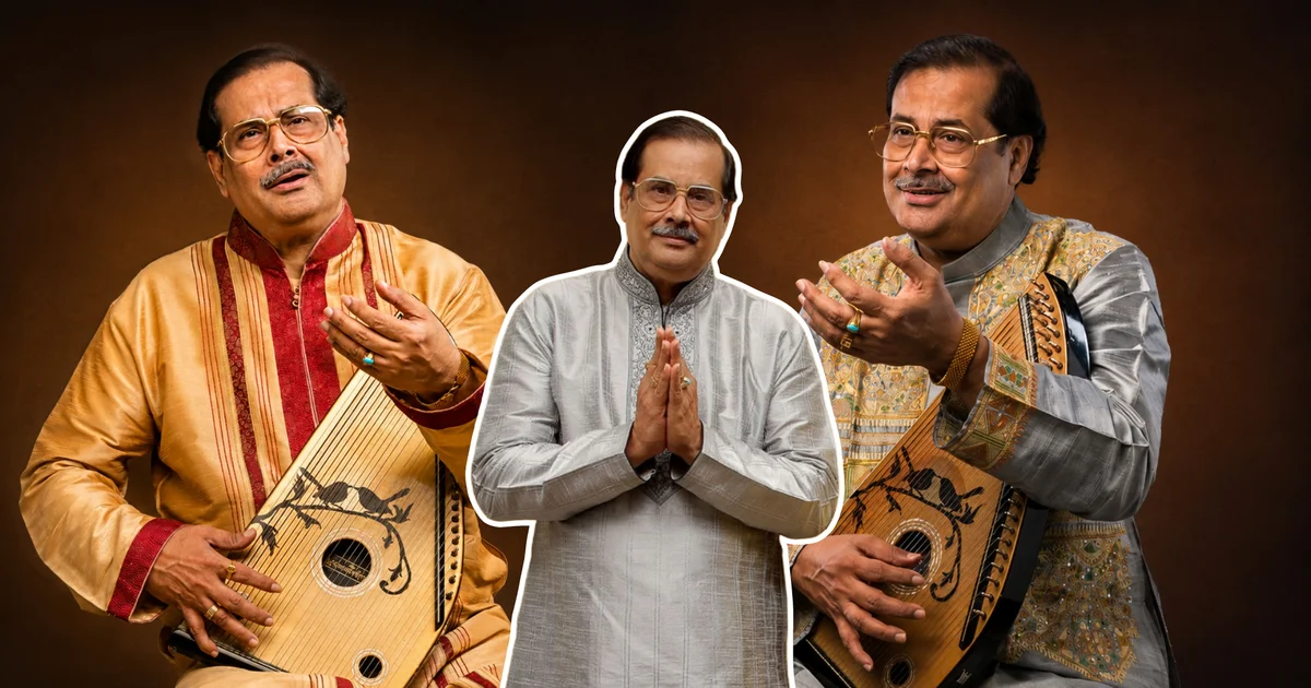 “এখন অবাক করার মতো শিল্পী নেই... কেউ ৭ বছর এমন সাধনা করবে না, বর্তমান জেনারেশন অনেক দুর্বল!” আজকের প্রজন্মের শিল্পচর্চা নিয়ে আক্ষেপ পণ্ডিত অজয় চক্রবর্তীর! রিয়্যালিটি শো-র জনপ্রিয়তা আর ৩০ সেকেন্ডের রিলে কি হারিয়ে যাচ্ছে শিল্পের সাধনার গভীরতা? 1 Pandit Ajay Chakraborty questions the depth and dedication of todays artist