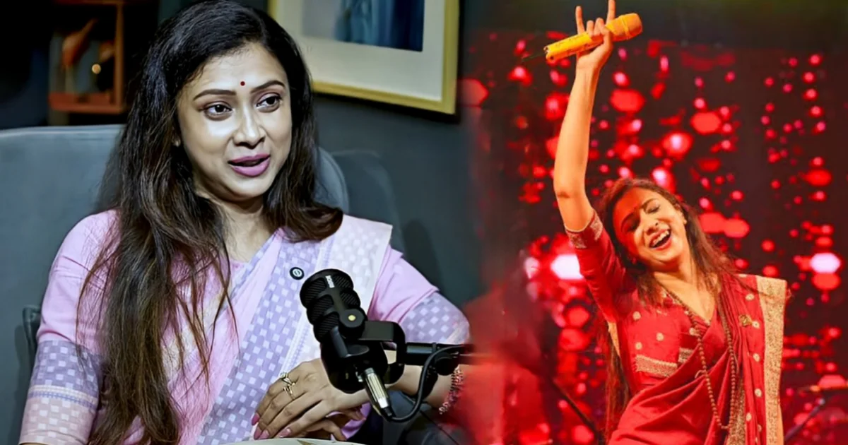 Pousali Banerjee, Pousali Banerjee Songs, Bhagavad Gita Quote, Positive Message, Motivation, Bengali Singer, Viral Video, Social Media, Criticism, Entertainment, পৌষালী বন্দ্যোপাধ্যায়, পৌষালী বন্দ্যোপাধ্যায়ের গান, গীতা, গীতার বাণী, সমালোচনা, অনুপ্রেরণার বার্তা, বাঙালি গায়িকা, ভাইরাল ভিডিও, সমাজ মাধ্যম, বিনোদন