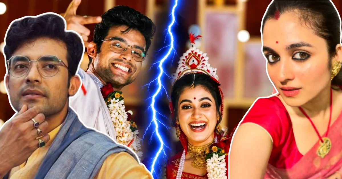‘মিথ্যা ঢাকতে আবরণের প্রয়োজন, একসুতোয় গাঁথা সত্যকে নয়!’ ‘সত্য যেন ন'গ্ন শরীর, লুকানোর কিছু নেই...’ শ্যামৌপ্তি মুদলির সঙ্গে দাম্পত্যে ফাটলের জল্পনার মাঝেই বি*স্ফোরক রণজয় বিষ্ণু! এবার স্ত্রীকে ঘিরে কোন সত্যিটা সামনে আনলেন অভিনেতা? তবে কি অবশেষে বিচ্ছেদের গুঞ্জনে দিলেন সিলমোহর? 1 Ranojoy Bishnu, Shyamoupti Mudly, Ranojoy Shyamoupti Divorce, Bengali Television, Bengali Actor, Tollywood, Relationship Rumours, Divorce Rumours, Ranjay Bishnu Statement, Pratigya Serial, Entertainment, Marriage Controversy, Viral Post, রণজয় বিষ্ণু, শ্যামৌপ্তি মুদলি, রণজয় শ্যামৌপ্তি বিচ্ছেদ, বাংলা টেলিভিশন, টলিউড অভিনেতা, টলিউড, বিচ্ছেদের গুঞ্জন, সম্পর্কের জল্পনা, রণজয়ের বক্তব্য, প্রতিজ্ঞা ধারাবাহিক, বাংলা বিনোদন,