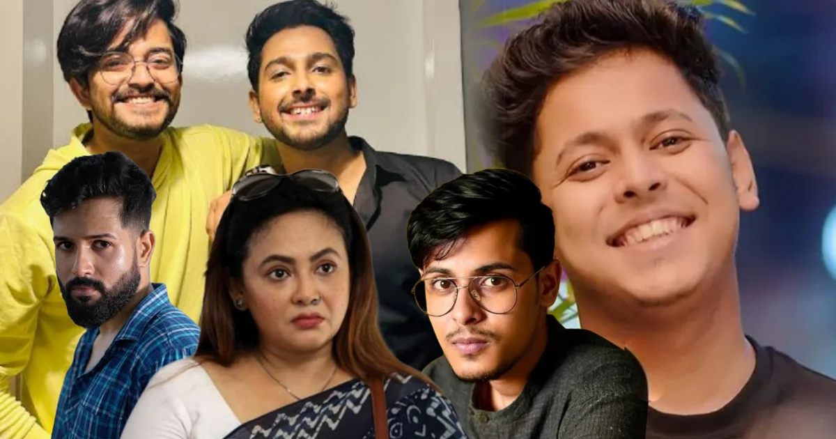 "এক টুকরো মাং*সের এত দাম? বোতাম খুললে পেমেন্ট আরও বেশি!" "দর্শকদের সঙ্গে বেই'মানি করতে পারব না গুরু!" কেঁচো খুঁড়তে কেউটে? মা-বাবার নামে টাকা নিয়েছেন সুকান্ত, সায়ক-শমীক সহ একাধিক কনটেন্ট ক্রিয়েটরের বিরুদ্ধে টাকা নিয়ে রাজনৈতিক প্রচারের অভিযোগ! 'বিপ্লবী না দালাল, অরাজনৈতিক ইমেজ রেখে টাকাও খাবে' শ্রীলেখা, কিরণ ও মৃন্ময়ের চাঁচাছোলা মন্তব্য ভাইরাল! 1 Kiran Dutta, Bong Guy, Cinebap, Mrinmoy Das, Sreelekha Mitra, Sayak Chakraborty, Shamik Adhikary, Sukanta Kundu, Bengali Content Creator, Political Controversy, Election Commission, social media, Viral Post, Entertainment, কিরণ দত্ত, বং গাই, সিনেবাপ, মৃন্ময় দাস, শ্রীলেখা মিত্র, সায়ক চক্রবর্তী, শমীক অধিকারী, সুকান্ত কুণ্ডু, বাংলা কনটেন্ট ক্রিয়েটর, রাজনৈতিক বিতর্ক, নির্বাচন কমিশন, ভাইরাল পোস্ট, সামাজিক মাধ্যমে সমালোচনা, বিনোদন