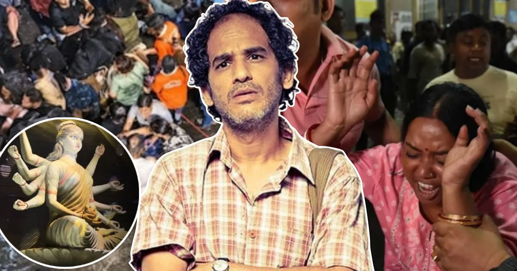 Ritwick Chakraborty, Chorbagan Tragedy, Chorbagan Stampede, Ritwick Chakraborty Post, Debdeep Adhikari, Suvendu Adhikari, Durga Puja, Entertainment, Tollywood, ঋত্বিক চক্রবর্তী, চোরবাগান কাণ্ড, চোরবাগান দুর্ঘটনা, ঋত্বিক চক্রবর্তীর পোস্ট, দেবদীপ অধিকারী, শুভেন্দু অধিকারী, দুর্গাপুজো, টলিউড, বিনোদন