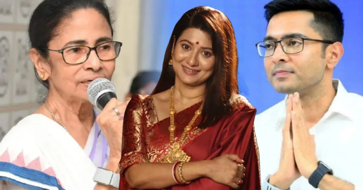 ময়না বন্দ্যোপাধ্যায়, Mayna Banerjee, TMC, entertainment, বিনোদন, মমতা বন্দ্যোপাধ্যায়, অভিষেক বন্দ্যোপাধ্যায়, তৃণমূলের প্রত্যাবর্তন, বিজেপি সরকার, বিতর্কিত মন্তব্য, বাংলার রাজনীতি, টলিউড, Tollywood, Mamata Banerjee, Abhishek Banerjee, BJP government, Bengal political, controversial remark