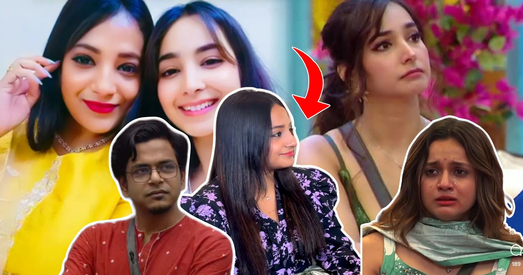 Srijla Guha, Durnibar Saha, Srijla Guha Sister Lima, Bigg Boss Bangla, Srijla Guha Injury, Srijla And Durnibar Friendship, Nandini Controversy, Bigg Boss Bangla Contestants, সৃজলা গুহ, দুর্নিবার সাহা, সৃজলার দিদি লিমা, বিগ বস বাংলা, সৃজলার চোট, সৃজলা দুর্নিবার বন্ধুত্ব, নন্দিনী বিতর্ক, বিগ বস বাংলা প্রতিযোগী