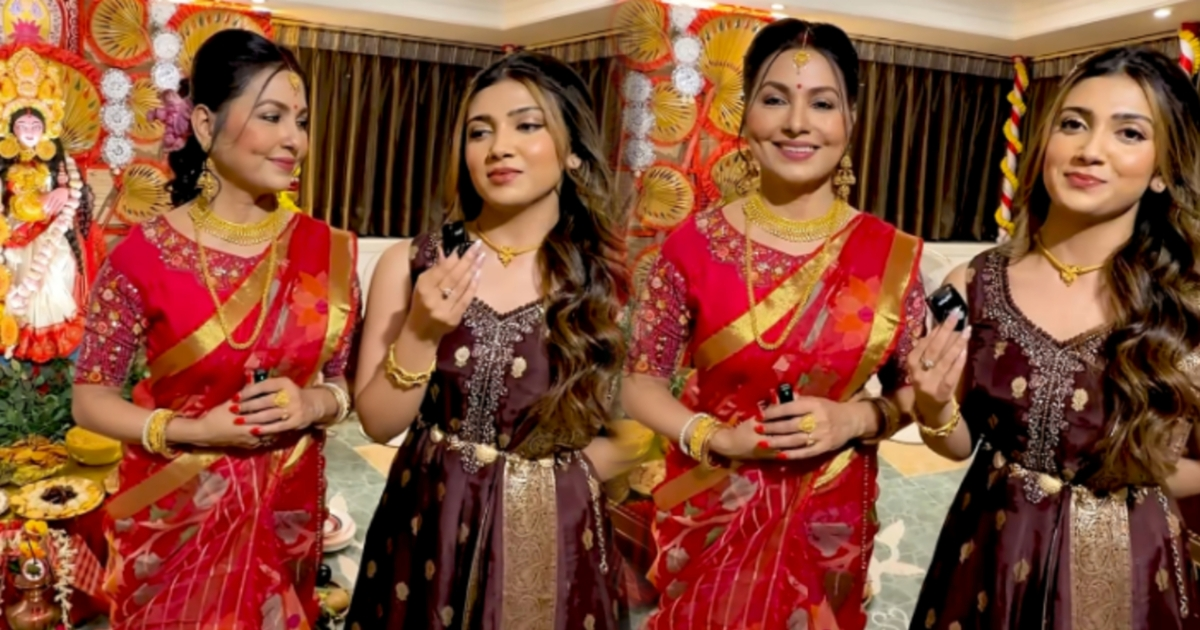 “মেয়ের জন্য ভালো একটা পাত্র চাই, সামনের বছরই বিয়ে দিয়ে দেব”, লক্ষ্মীপুজোয় মেয়ের জন্য নারায়ণের মতো স্বামীর প্রার্থনা মা ইন্দ্রানী দত্তের! শুরু হয়ে গেছে প্রস্তুতি, আগামী বছরেই বিয়ের পিঁড়িতে বসতে চলেছেন রাজনন্দিনী পাল? এত তাড়াতাড়ি কেন মেয়েকে সংসারী করতে চান, জানালেন অভিনেত্রী? 1 Indrani Dutta, Rajnandini Paul, Rajnandini Paul Marriage, Lakshmi Puja, Bengali Actress, Tollywood, Mother Daughter Bond, Marriage Story, Entertainment, ইন্দ্রানী দত্ত, রাজনন্দিনী পাল, রাজনন্দিনীর বিয়ে, লক্ষ্মীপুজো, বাঙালি অভিনেত্রী, টলিউড, মেয়ের বিয়ে, মা ও মেয়ের সম্পর্ক, বিনোদন